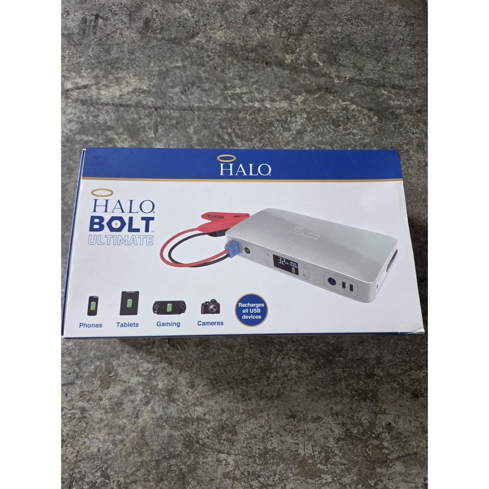 NEW HALO Bolt Ultimate 55500mWh Jump Starter Air Compressor Power Bank